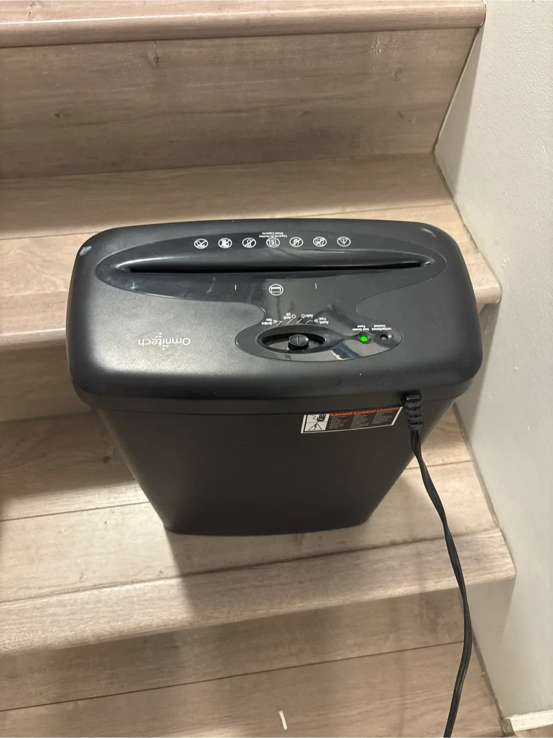 Omnitech Paper Shredder image indicator(5)
