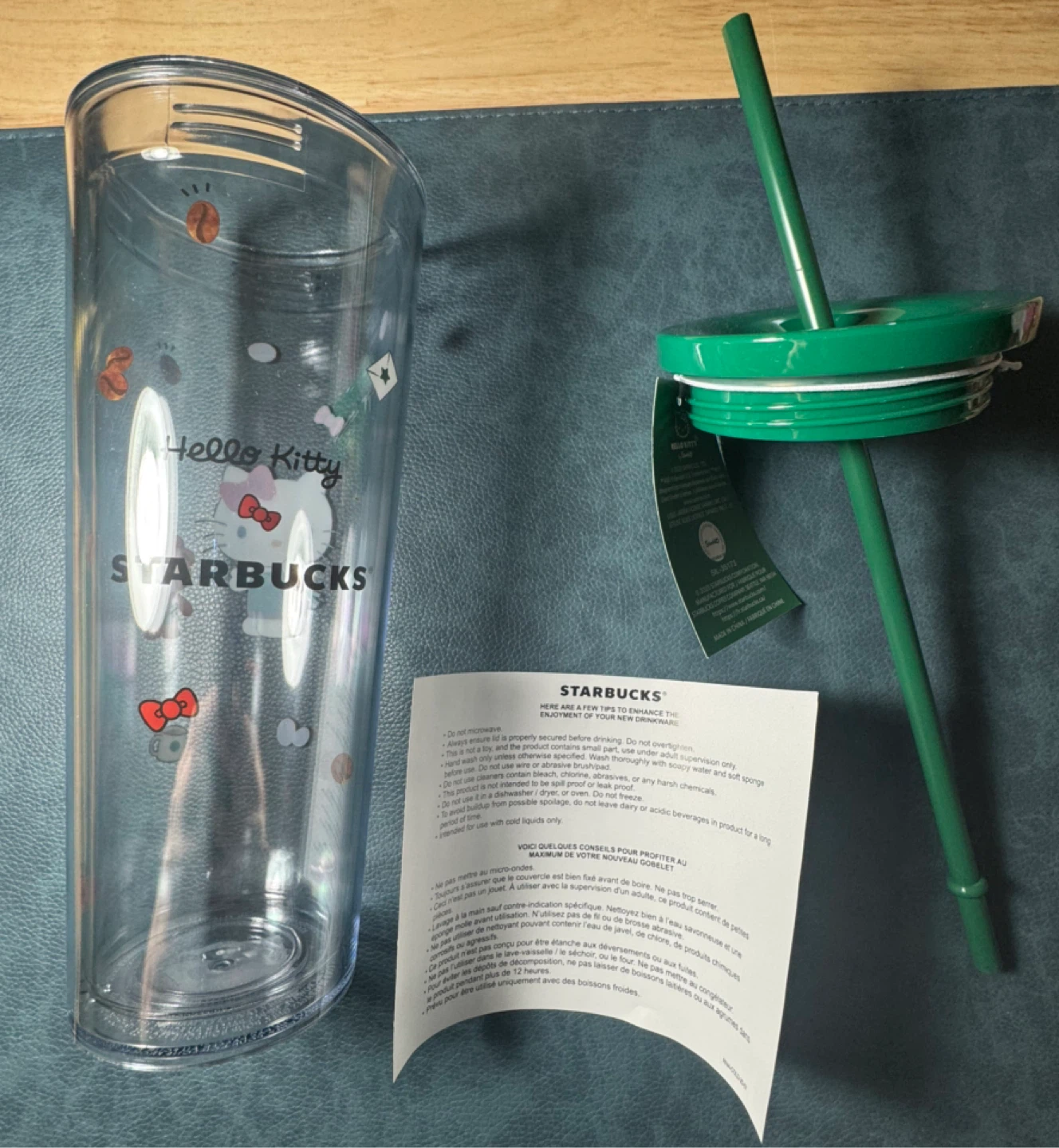 (LAST)NEW Starbucks X Hello Kitty Cold Cup + FREE 🎁 - photo 4