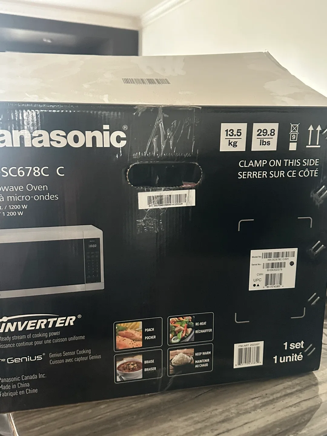 Panasonic NN-SC678C Microwave Oven image indicator(3)