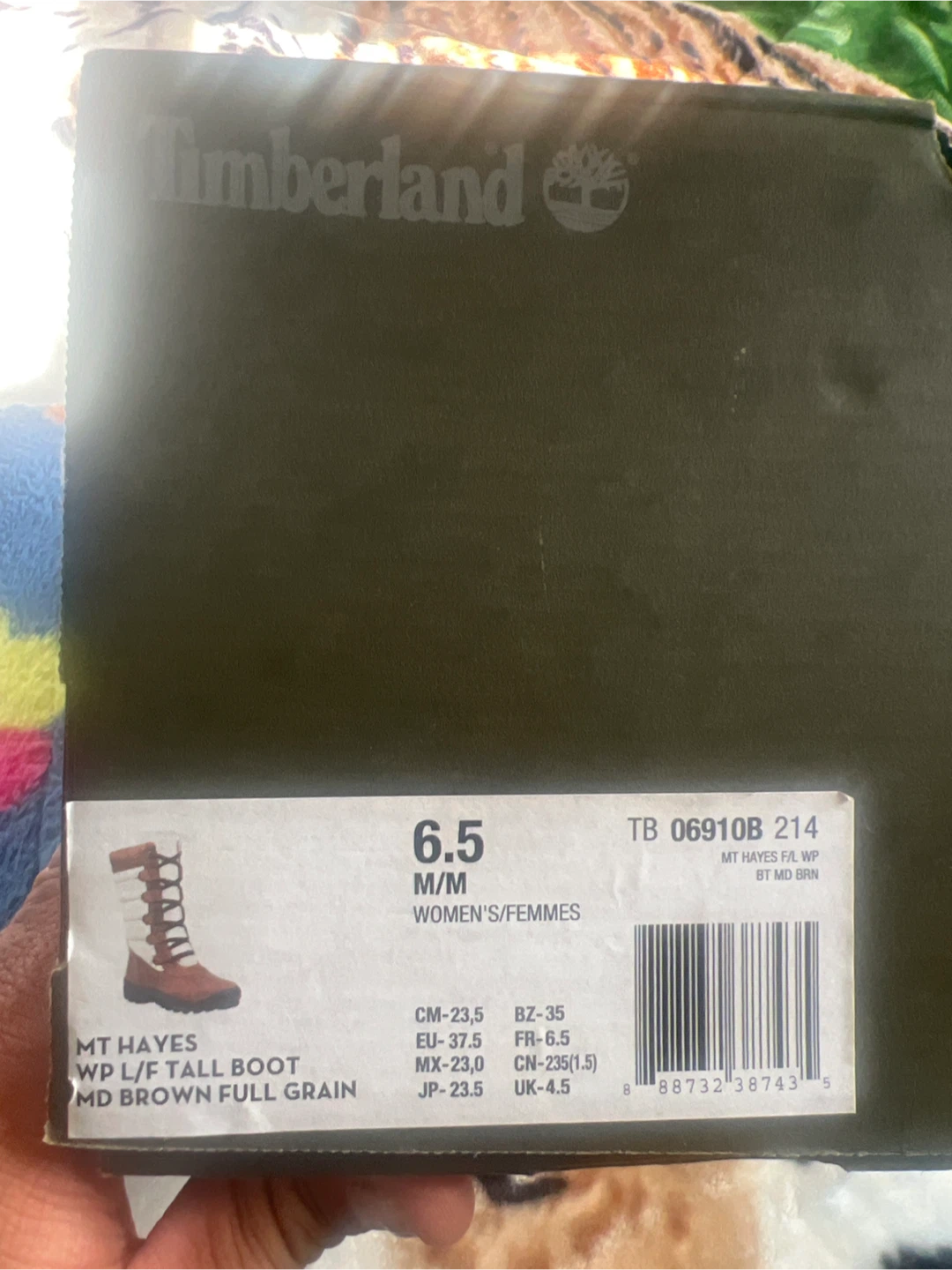 Timberland MT Hayes Tall Boots - Women's Size 6.5