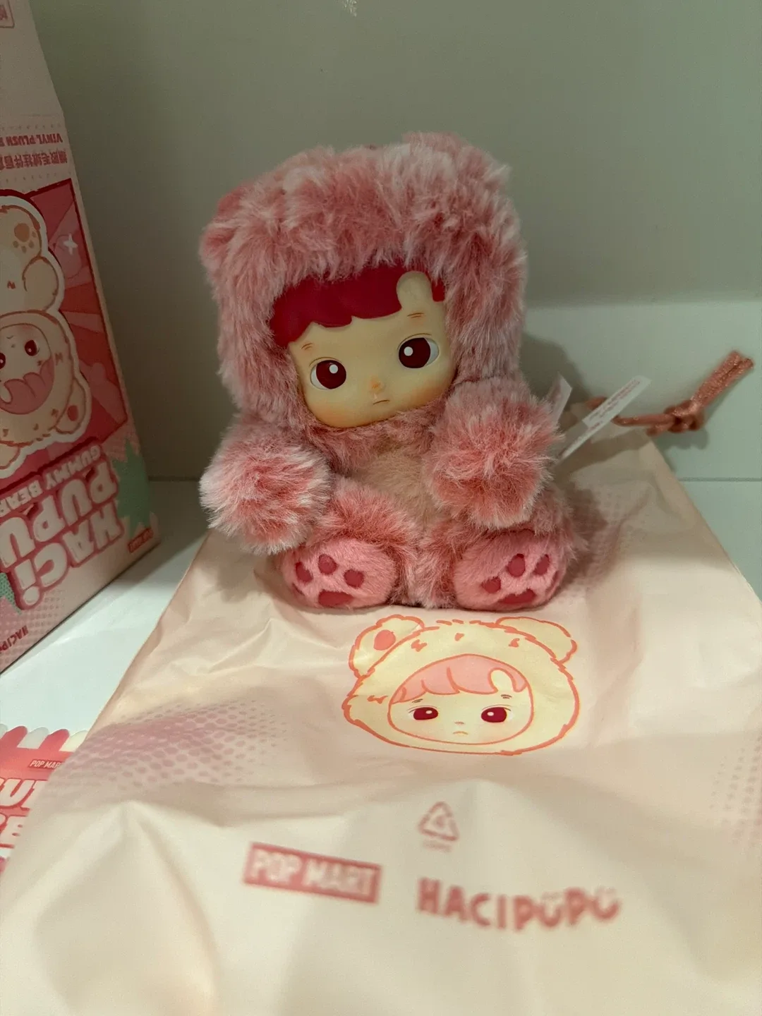 HACIPUPU Gummy Bear Cherry Flavor Plush Pendant image indicator(4)