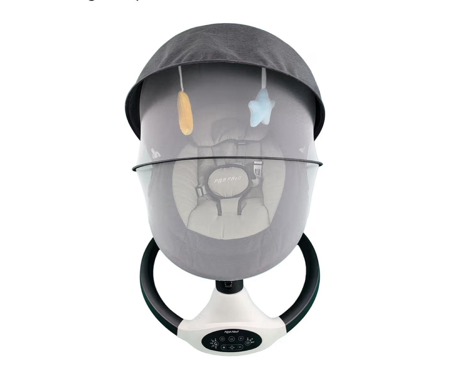 P@B PRell BB006K-PBB Multi-Function Electric Baby Swing - Black - photo 4