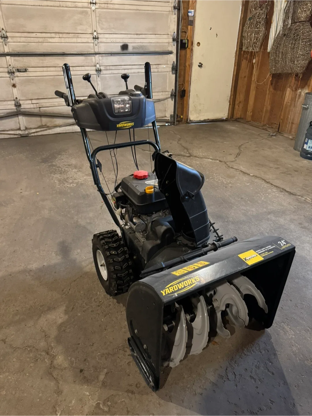 Electric start Snowblower image indicator(2)