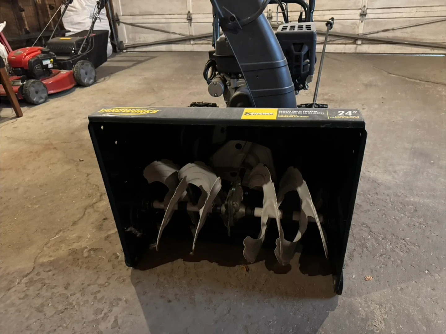 Electric start Snowblower image indicator(3)