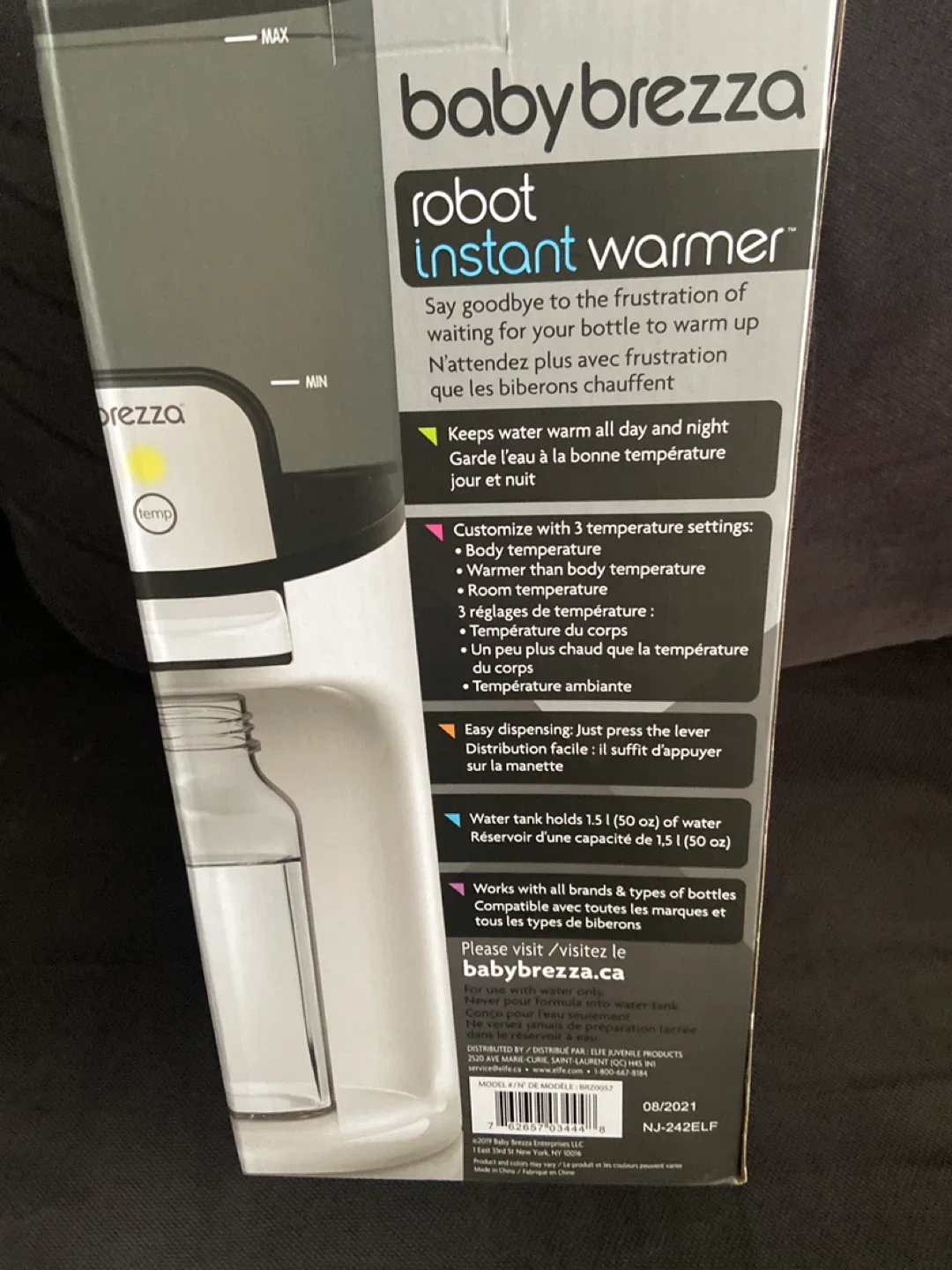 Baby Brezza Robot Instant Warmer - New in Box image indicator(3)