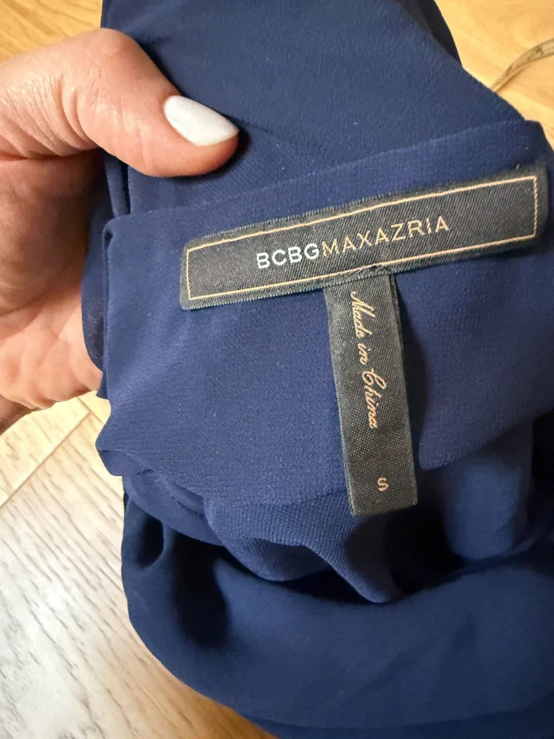 Velvet Navy Blue Dress image indicator(6)