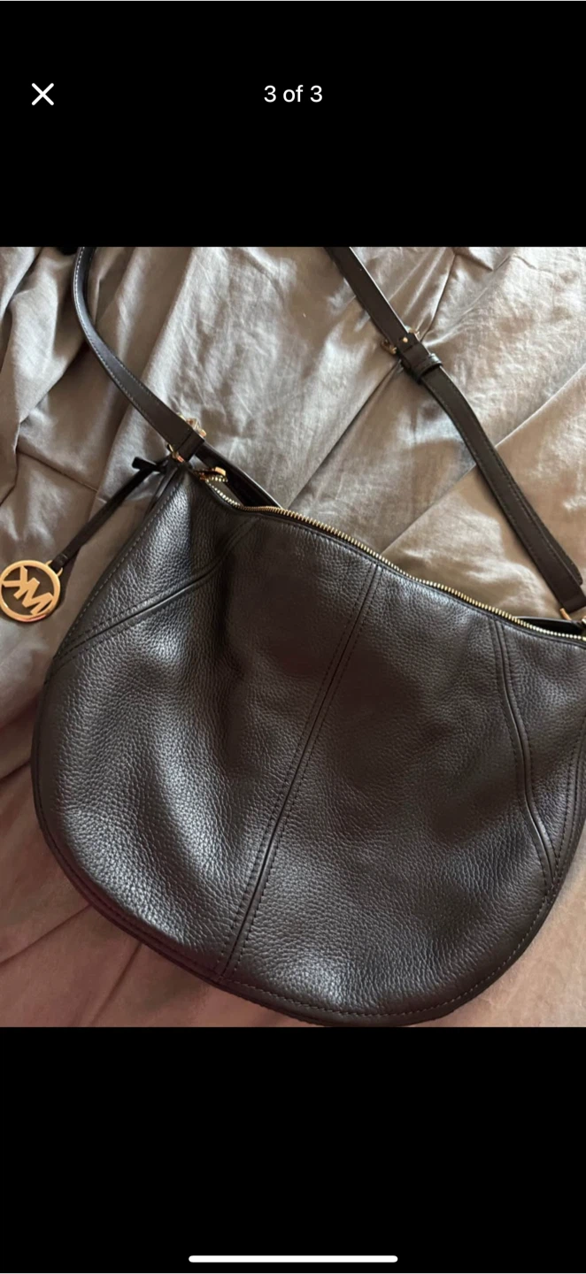Michael Kors Black Leather Crossbody Bag - photo 3
