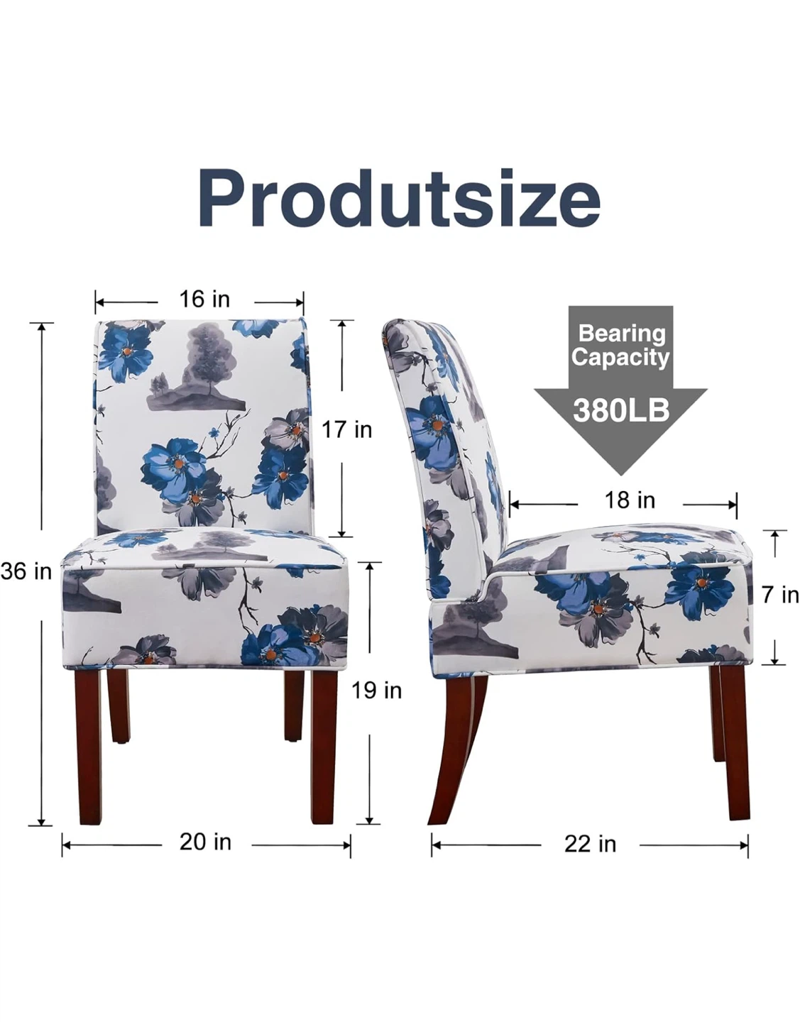 DRM'SCUUM Floral Accent Chair - photo 2