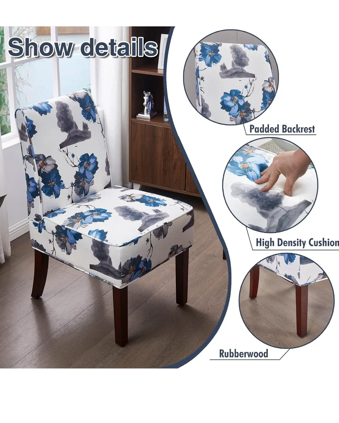 DRM'SCUUM Floral Accent Chair image indicator(6)