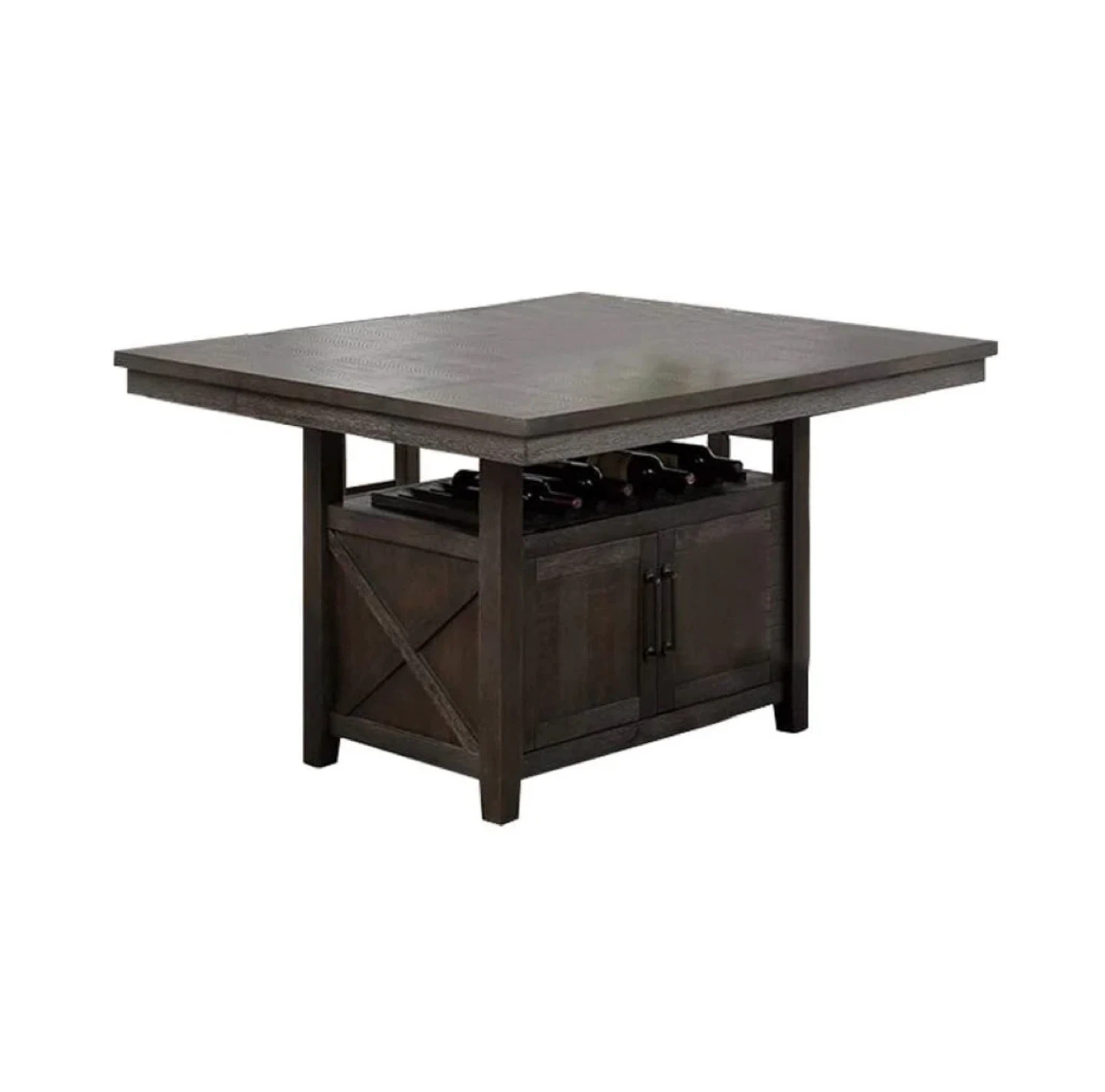 Dining room table & Chairs w/ wine rack & storage space - photo 5