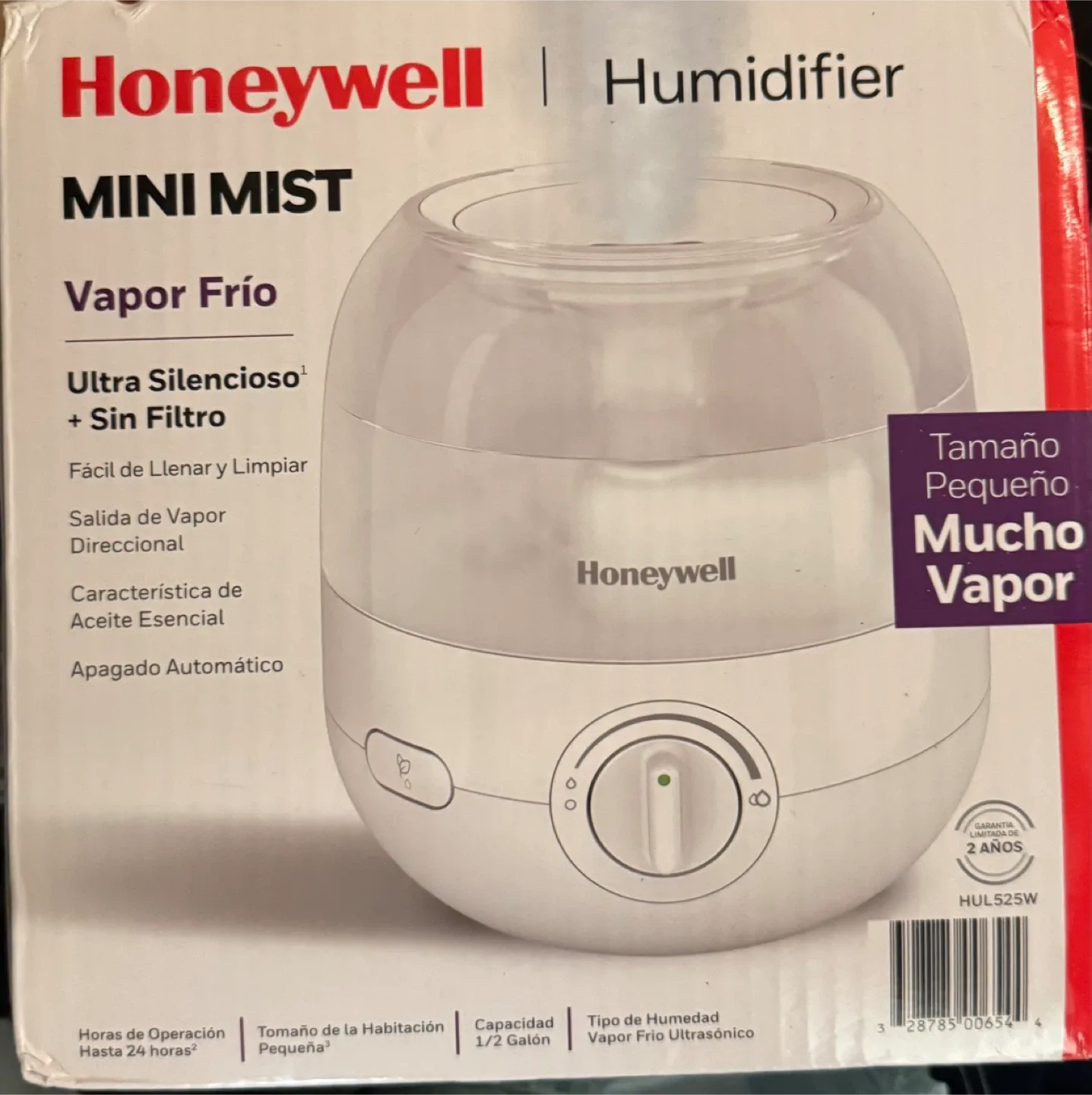 Honeywell mini mist humidifier