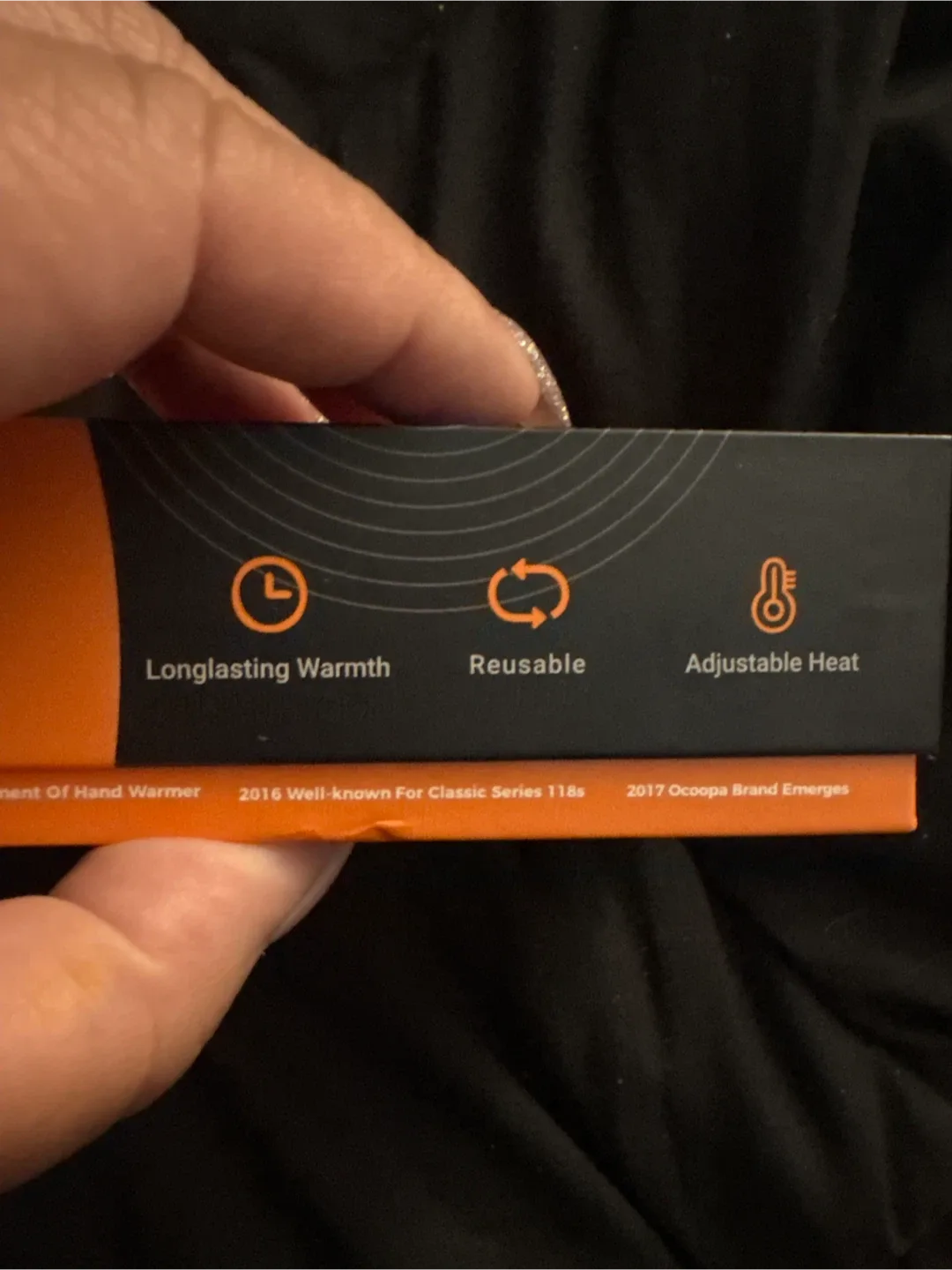 Ocoopa Rechargeable Hand Warmer HotPal Halo Series image indicator(4)