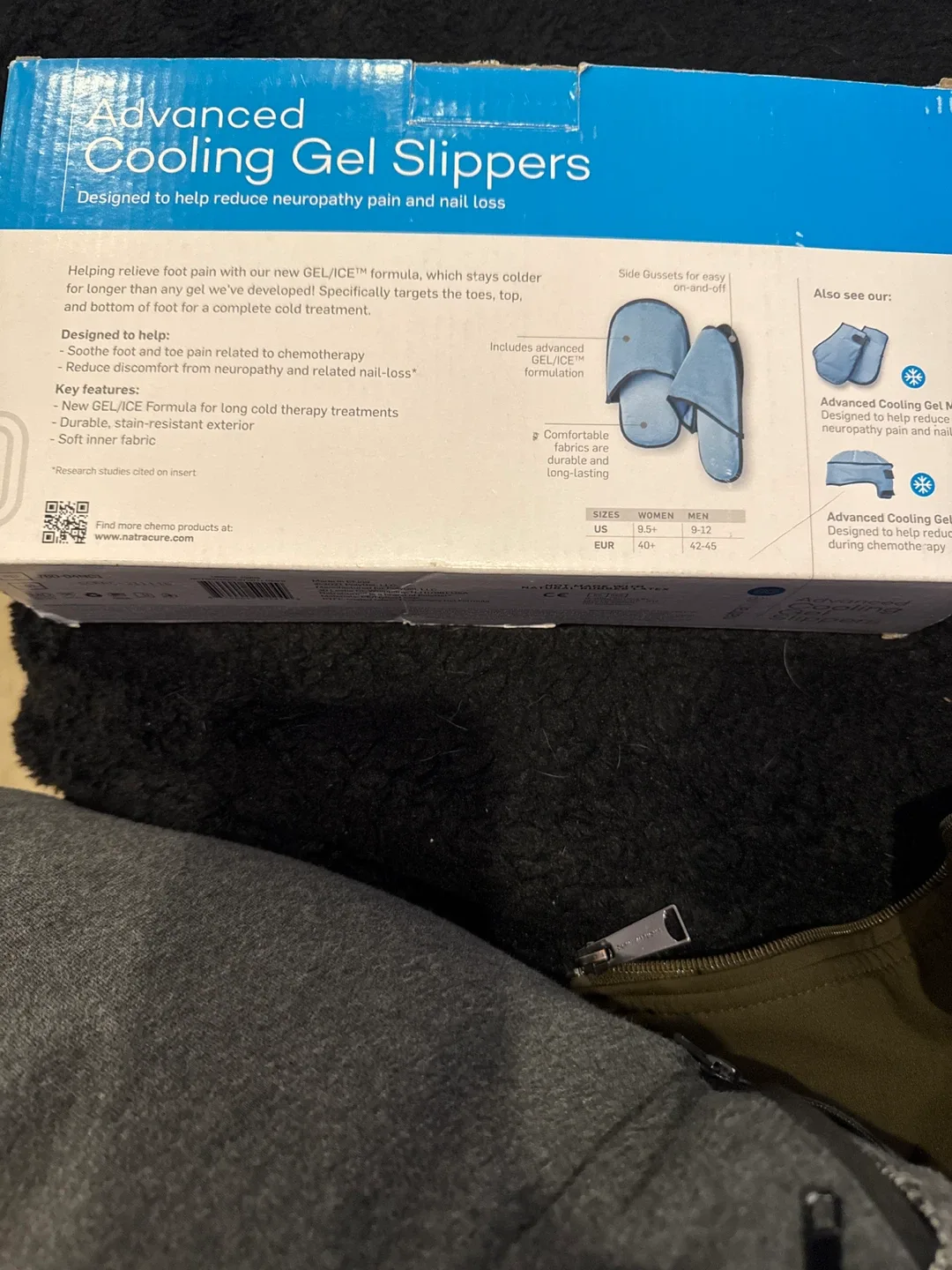 NatraCure Advanced Cooling Gel Slippers (L/XL) image indicator(2)