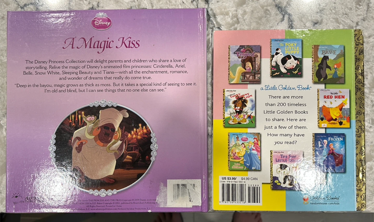 Pair of Disney Princess Children’s Books - photo 2