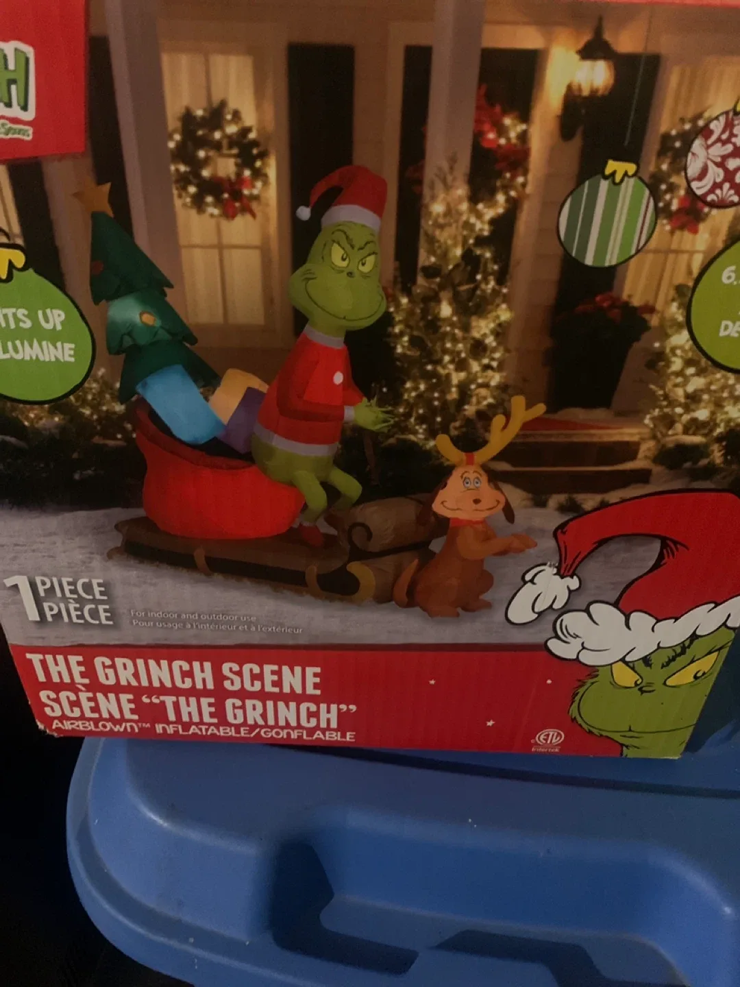 The Grinch Scene Airblown Inflatable