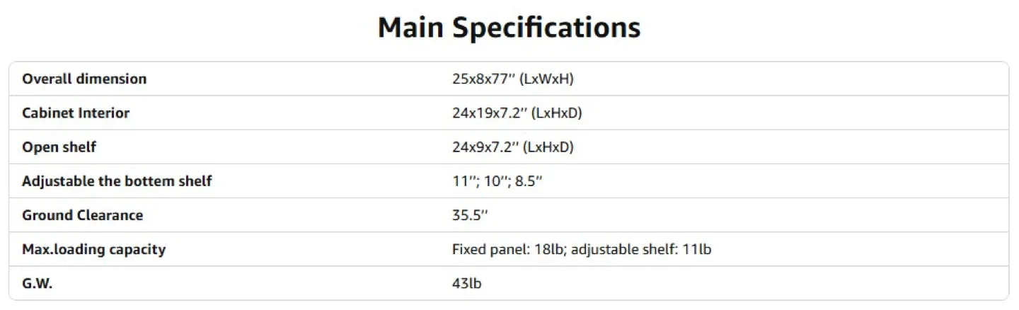 White Over-the-Toilet Storage Cabinet image indicator(3)