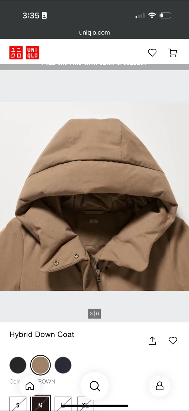 Uniqlo Hybrid Down Coat - Size S/P image indicator(5)