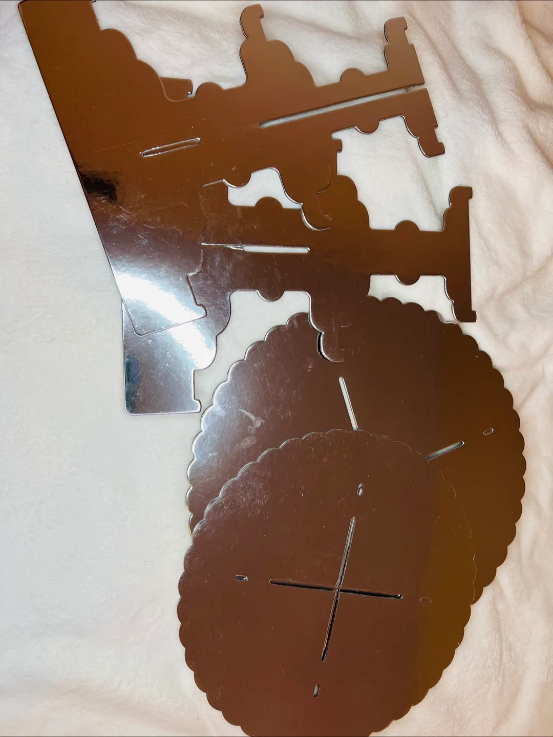 Silver Cupcake Stand