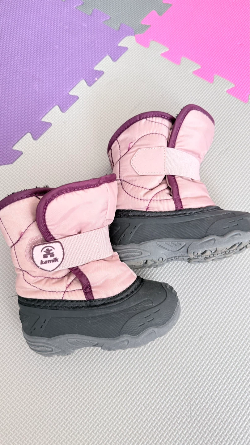 Kamik Pink Winter Boots - Size 6