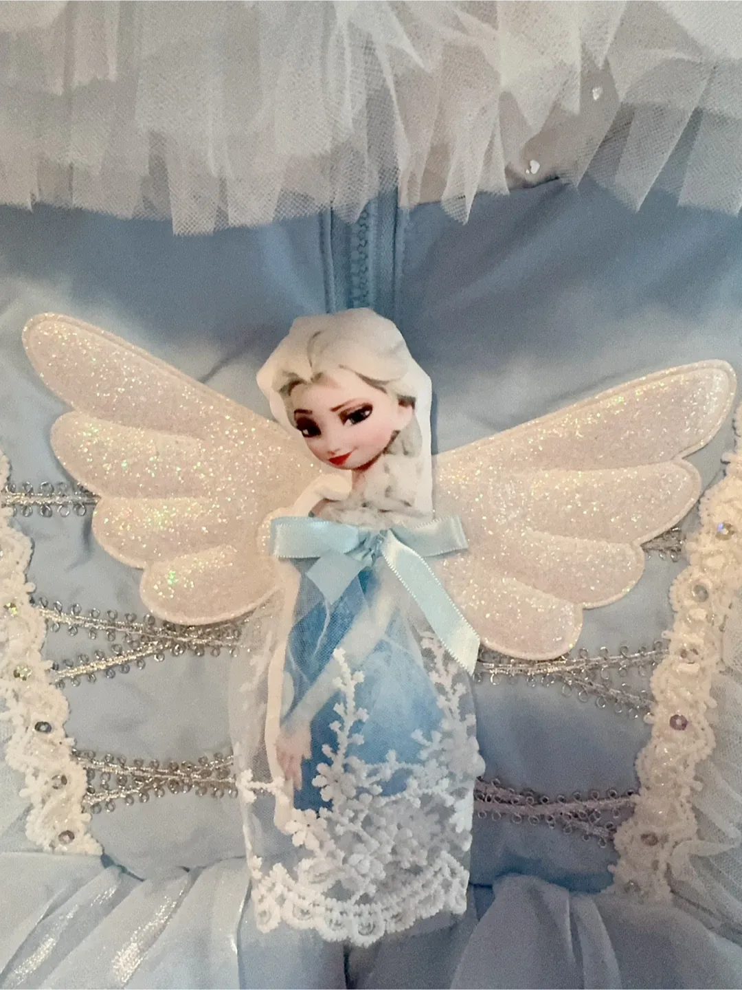 Elsa Inspired Puffer Coat Toddler size 7-9T image indicator(2)