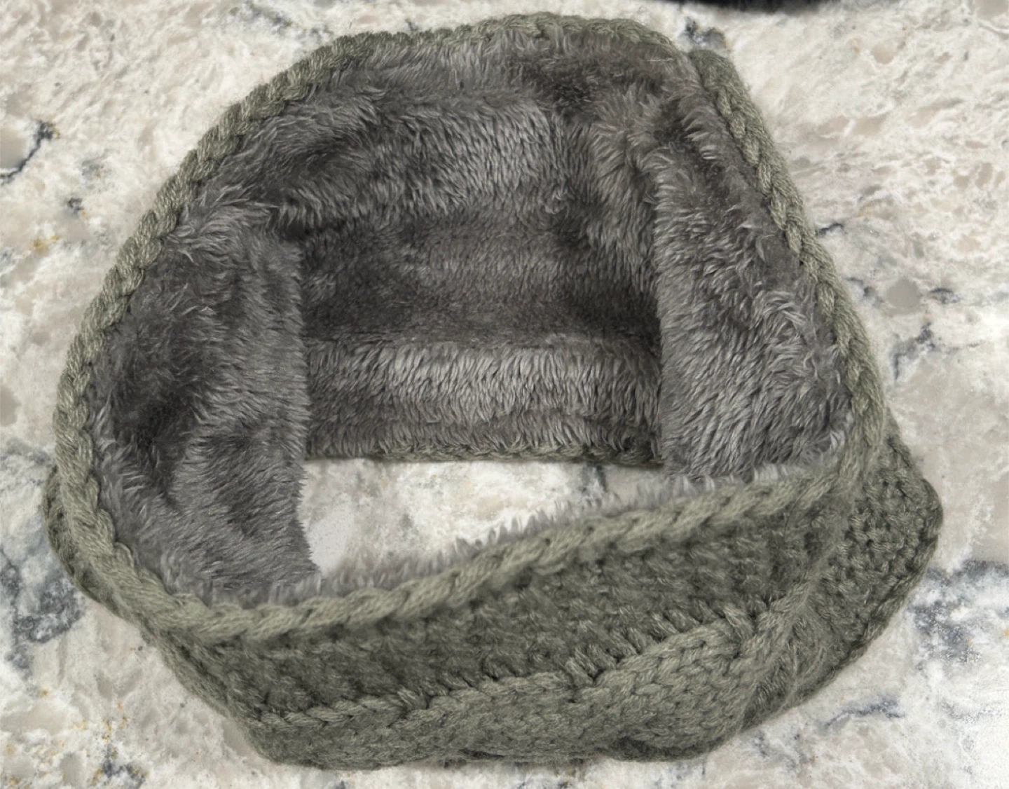 Black and Grey Cable Knit Cozy Headband ($10 each) - photo 5