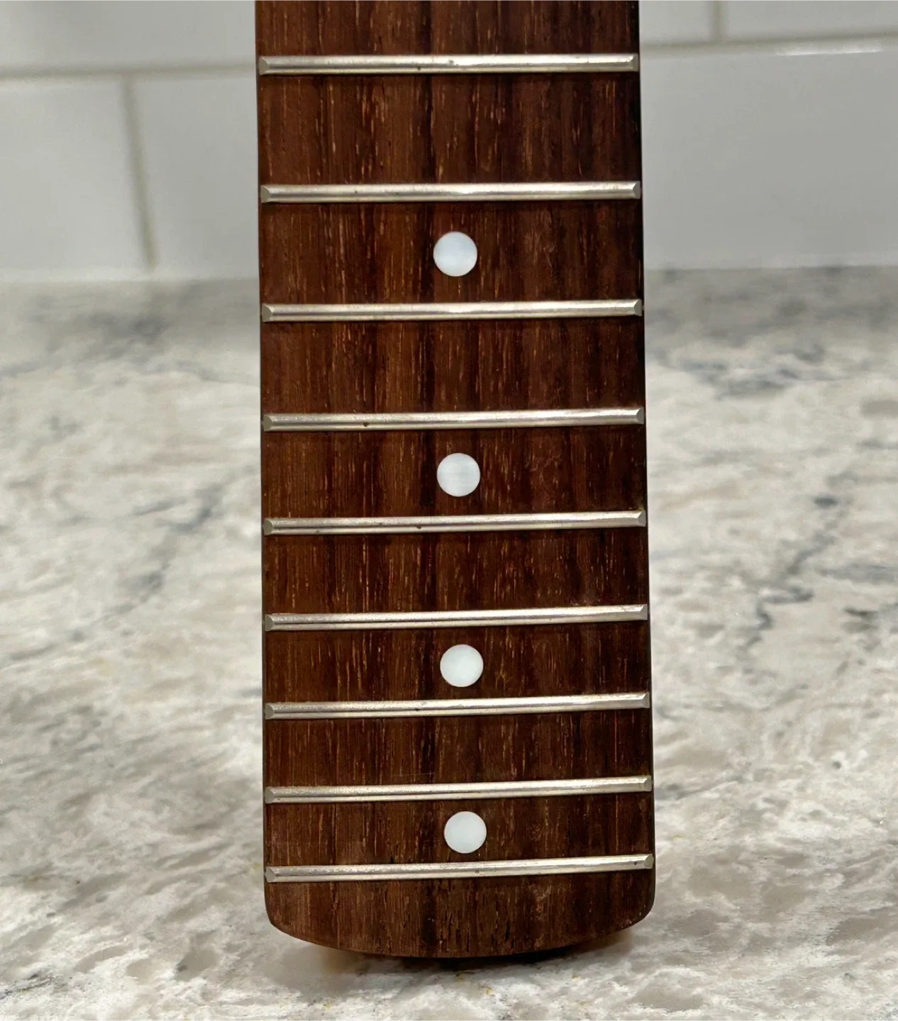 Left Handed Maple/Rosewood 21 Fret Guitar Neck image indicator(5)