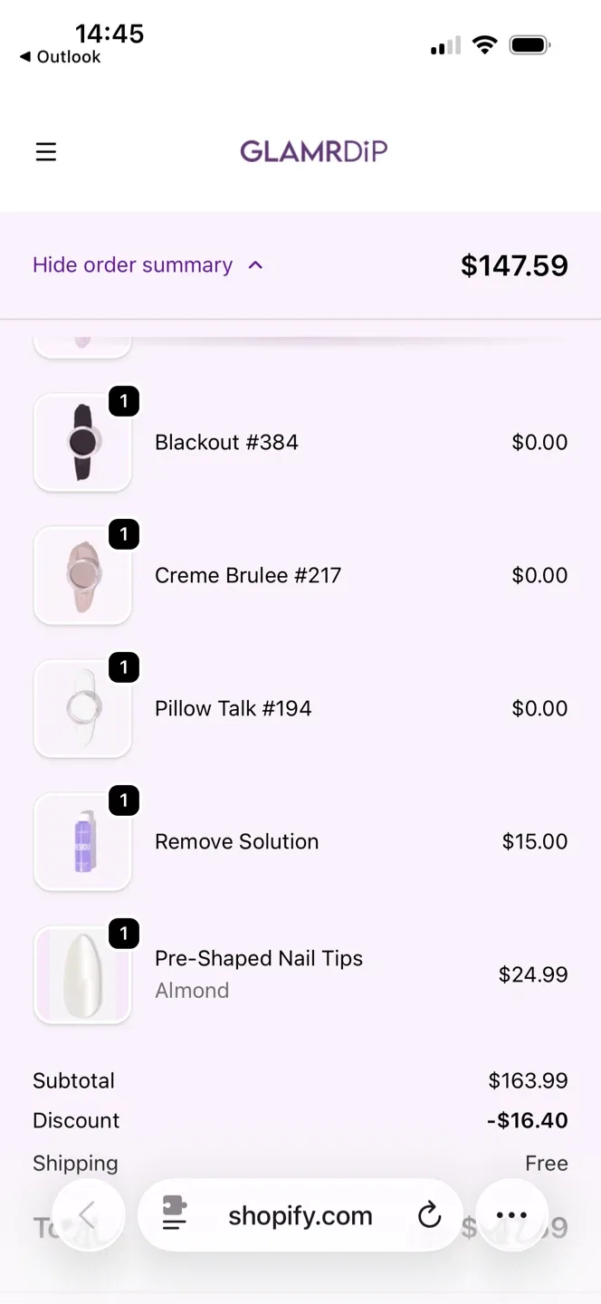 GLAMRDip Nail Kit image indicator(2)