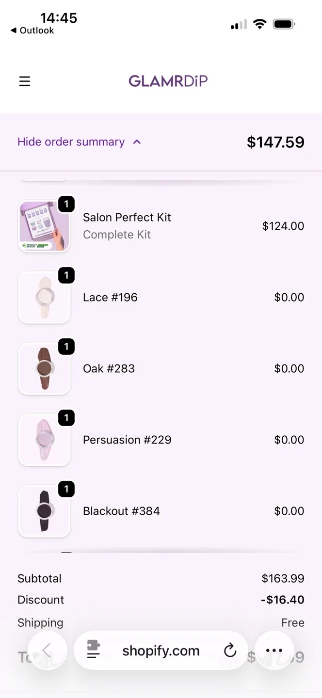 GLAMRDip Nail Kit image indicator(3)