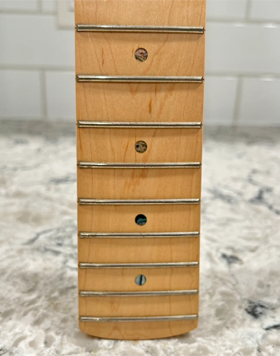 Right Handed 22 Fret Maple Bass Guitar Neck image indicator(5)