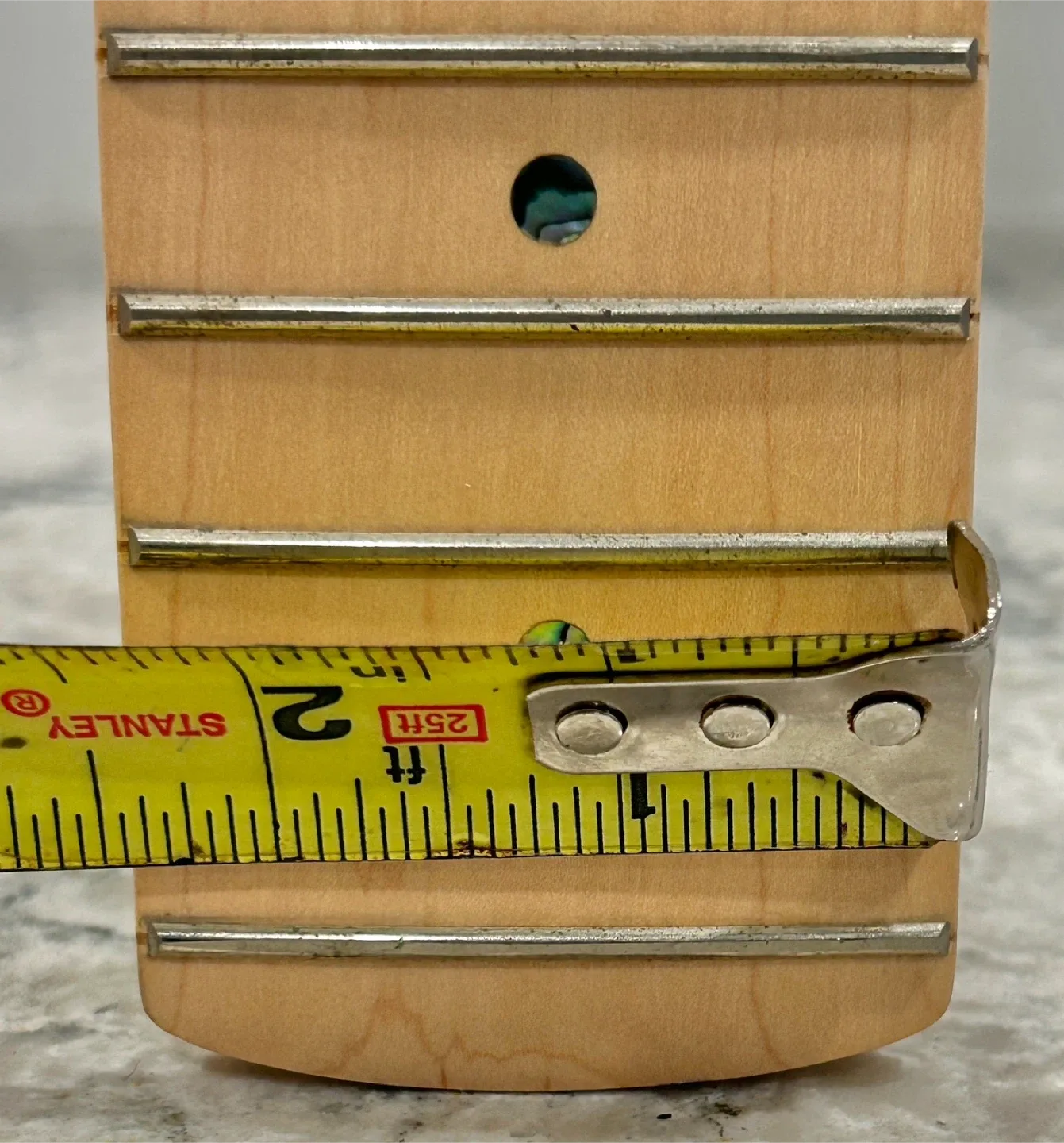 Right Handed 22 Fret Maple Bass Guitar Neck image indicator(8)