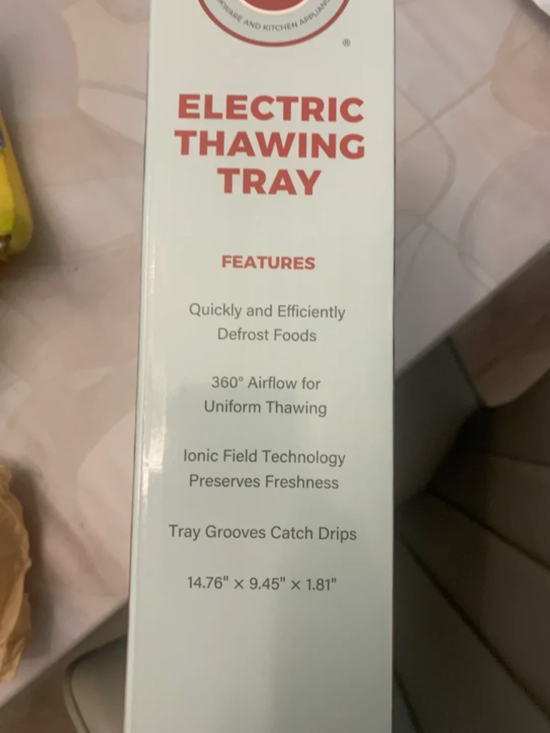 Chef's Counter Electric Thawing Tray image indicator(2)