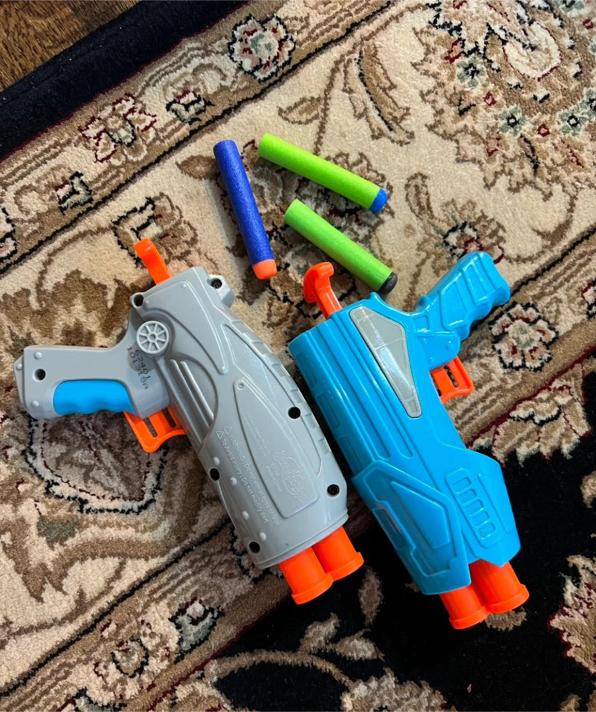 Tow foam darts  gun image indicator(2)