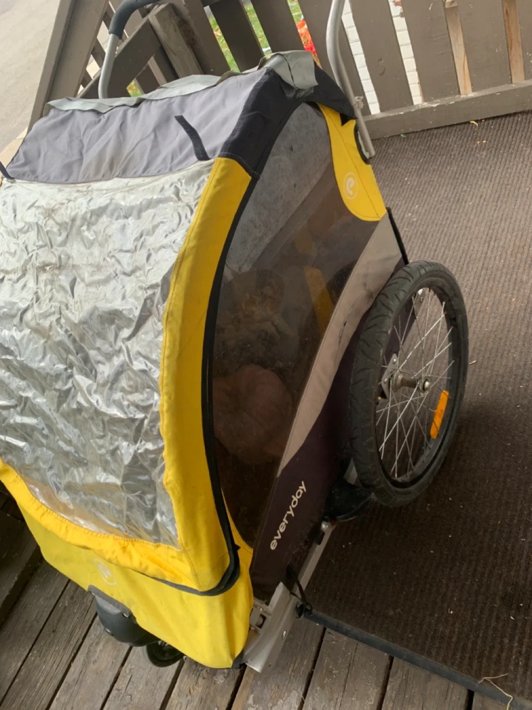 Everyday Bicycles RideEveryday Bicycle Trailer - Yellow image indicator(4)