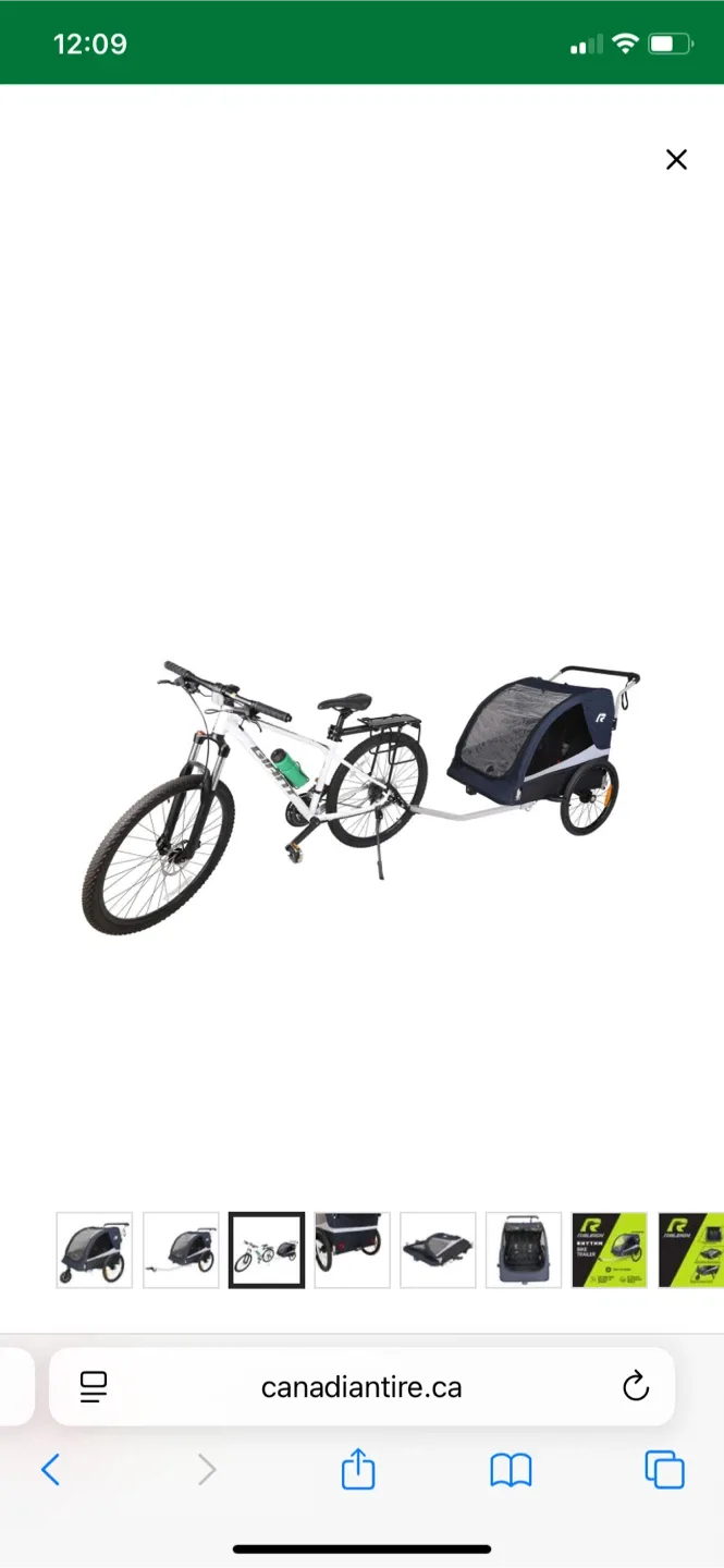 Everyday Bicycles RideEveryday Bicycle Trailer - Yellow image indicator(6)