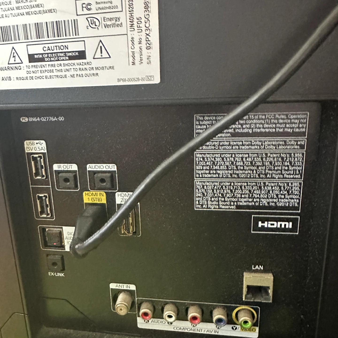 Samsung UN40H5203 40" LED TV - photo 5