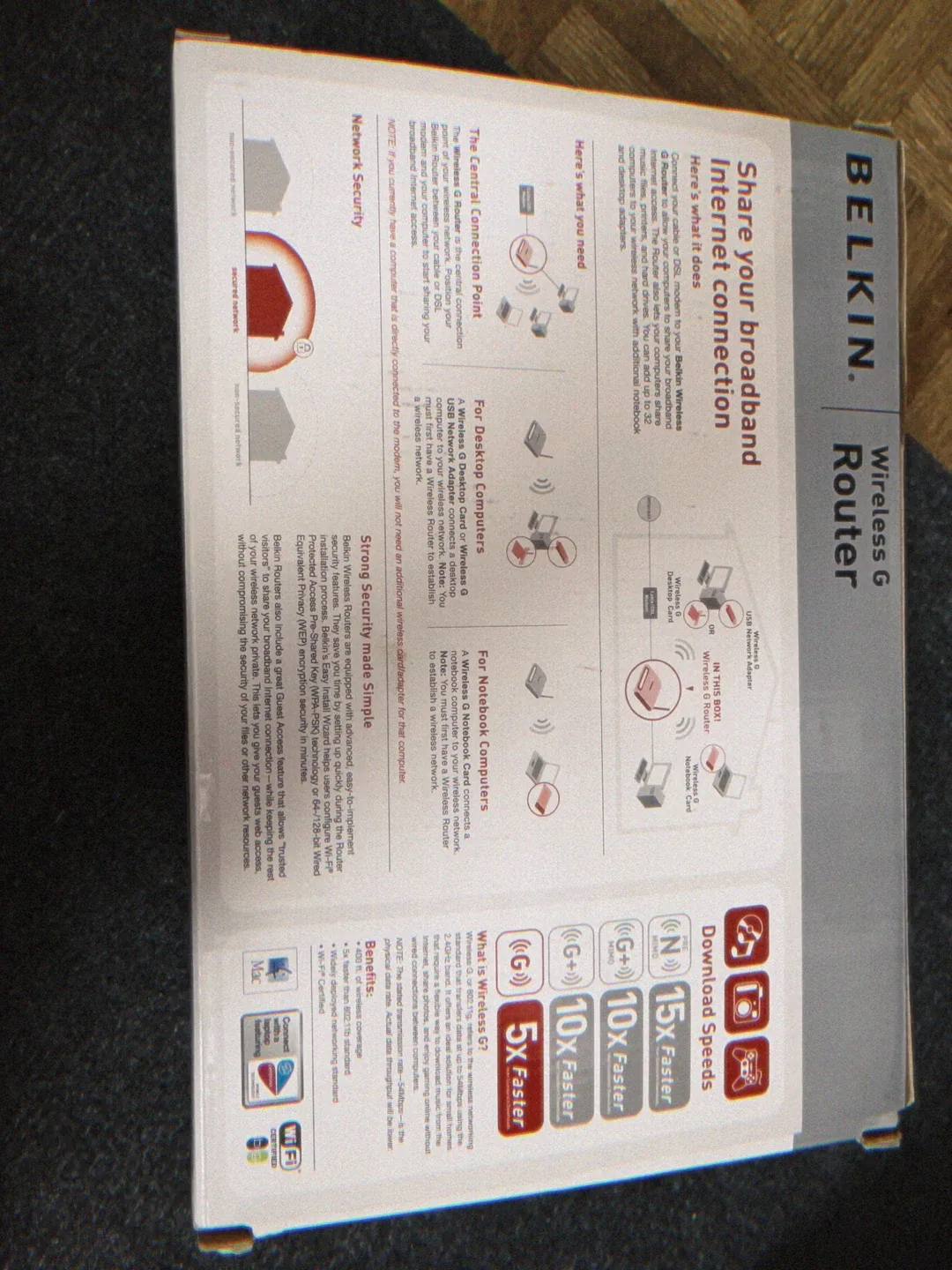 Belkin Wireless G Router - New in Box image indicator(3)