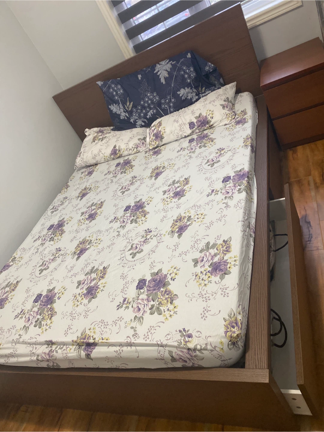 Moving out sale for Queen Size Bed Frame with Nightstand - photo 2