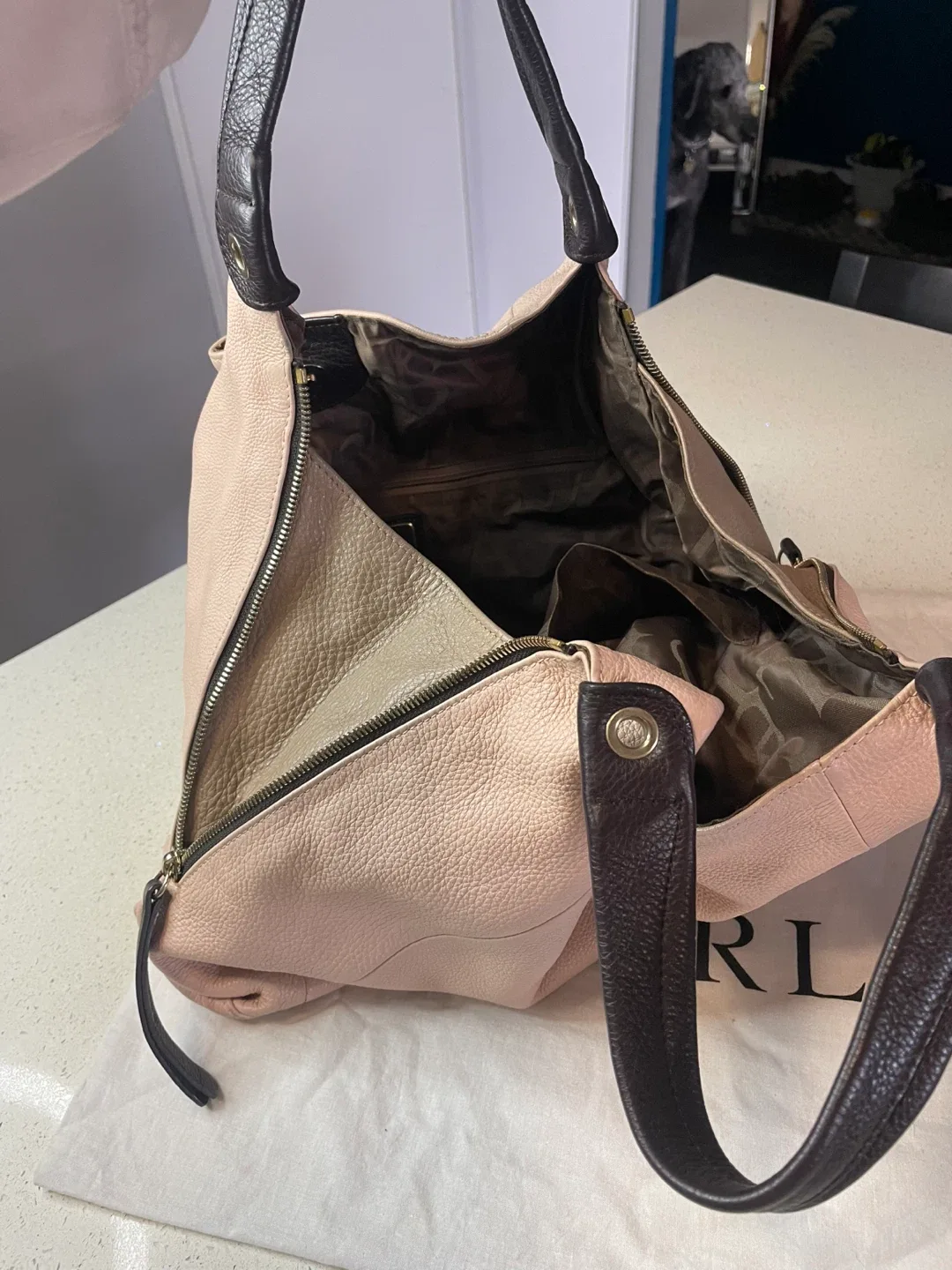 Furla Leather Shoulder Bag - Pastel Pink image indicator(2)