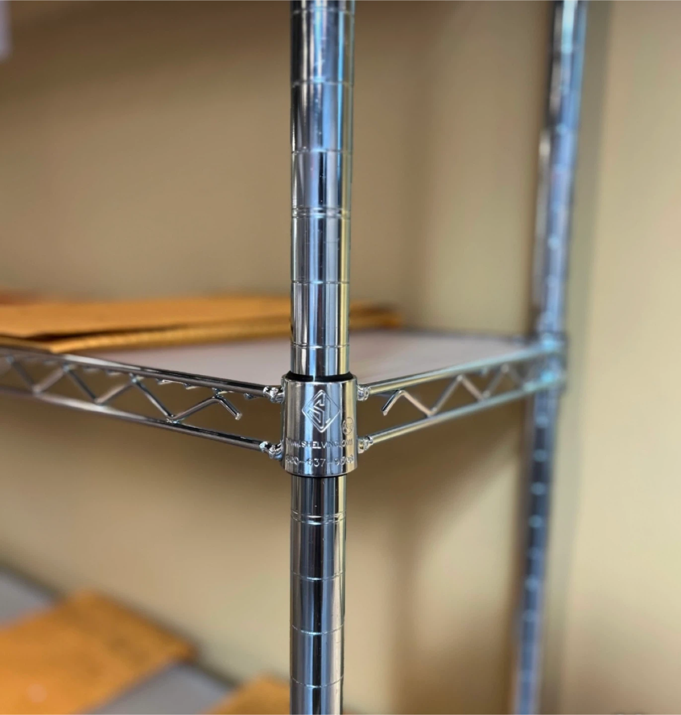 4-Tier Shelving Rack Silver Color - photo 2