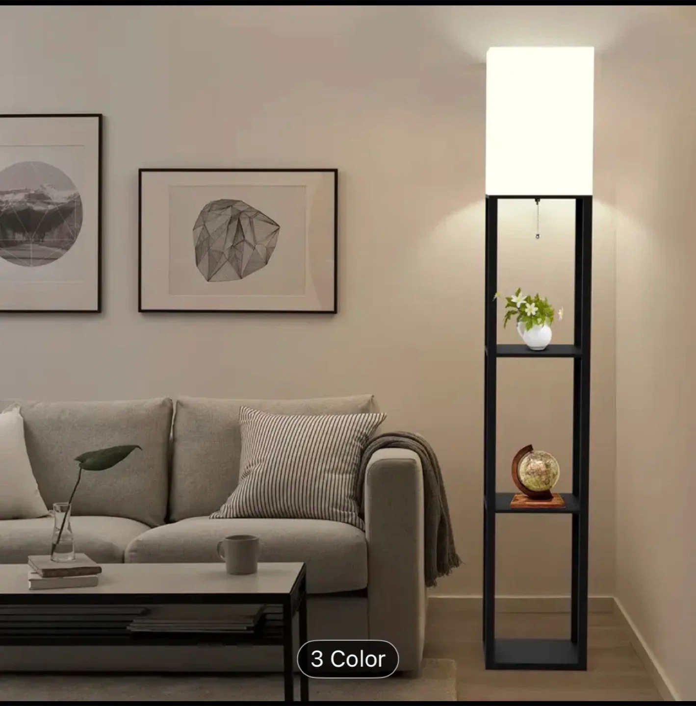 Shelf Floor Lamp - Black thumbnail