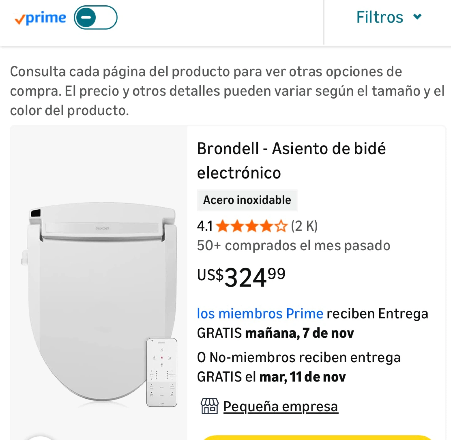 Brondell CL1700 Electronic Bidet Seat - photo 5