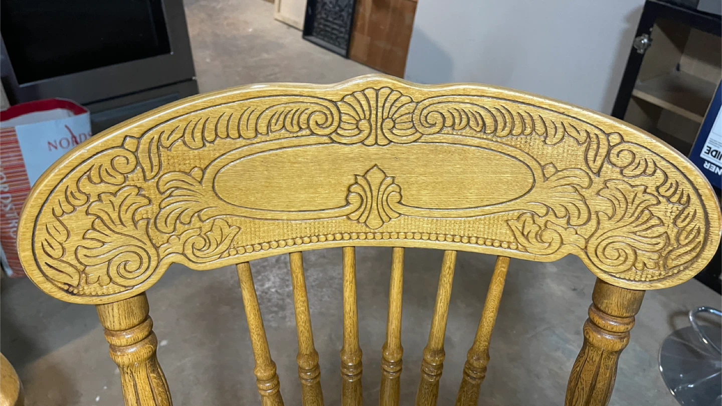 Wooden Dining Chairs - Set of 4 - photo 3