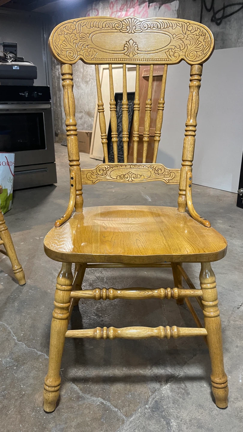 Wooden Dining Chairs - Set of 4