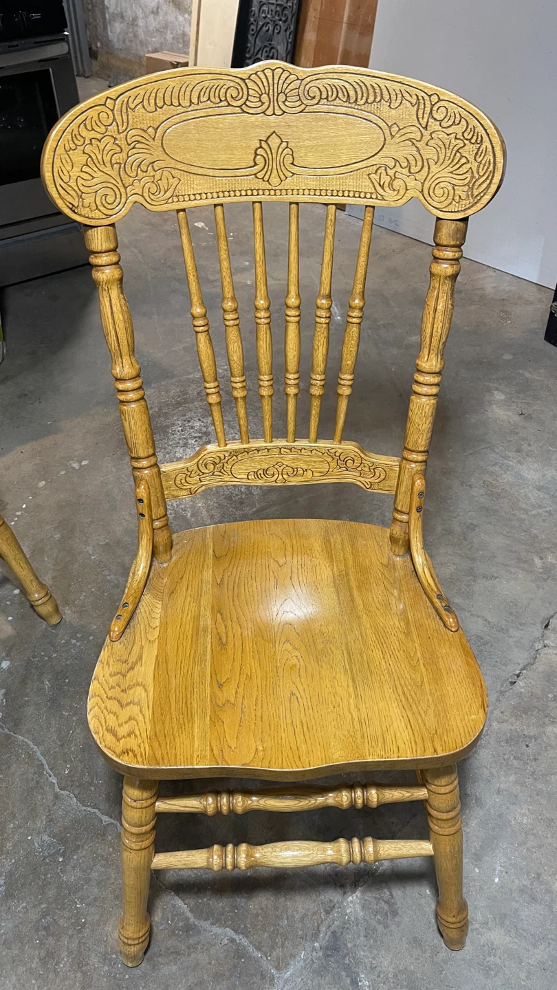 Wooden Dining Chairs - Set of 4 - photo 2