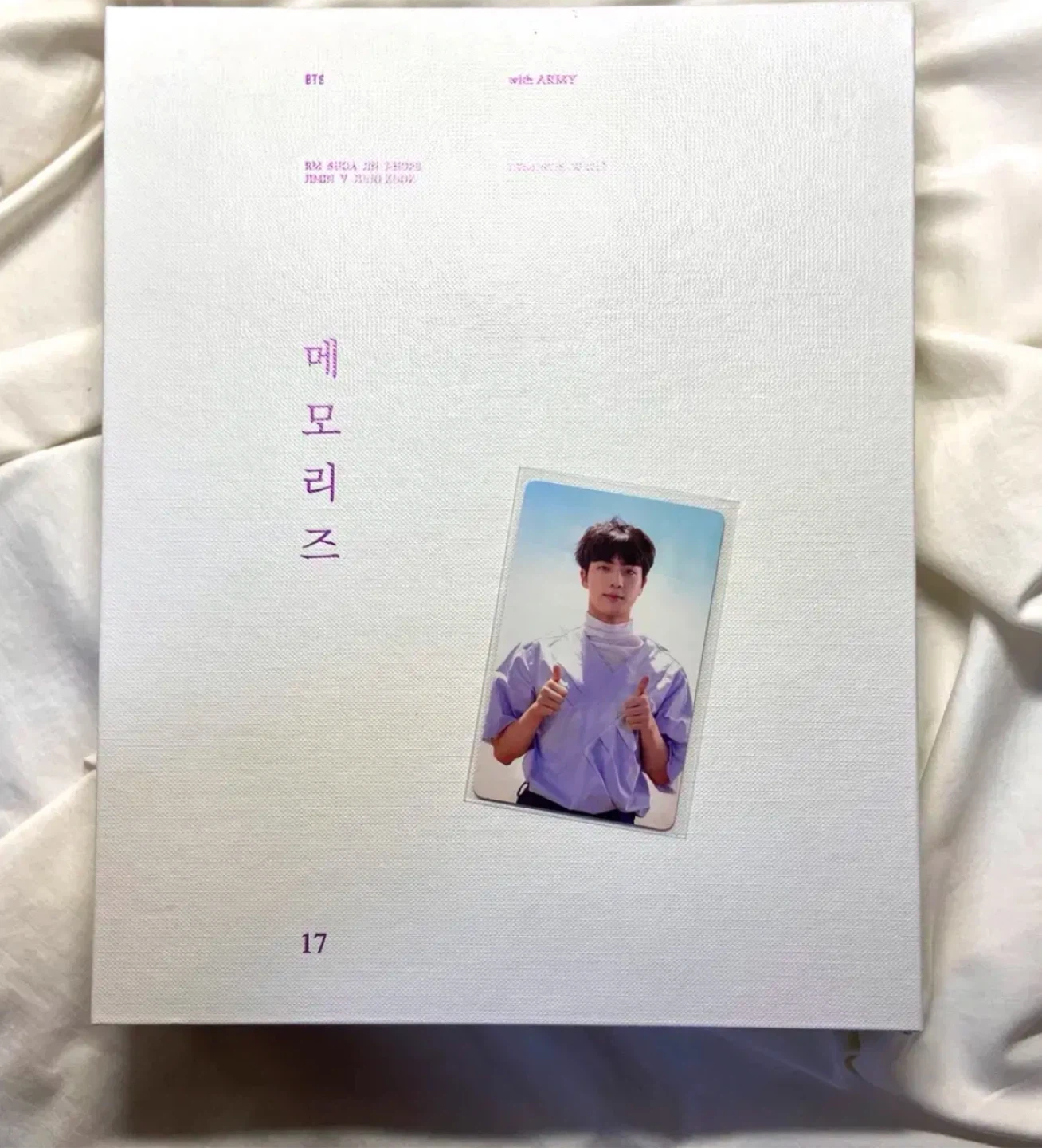 BTS Memories 2017 with Jin Photocard