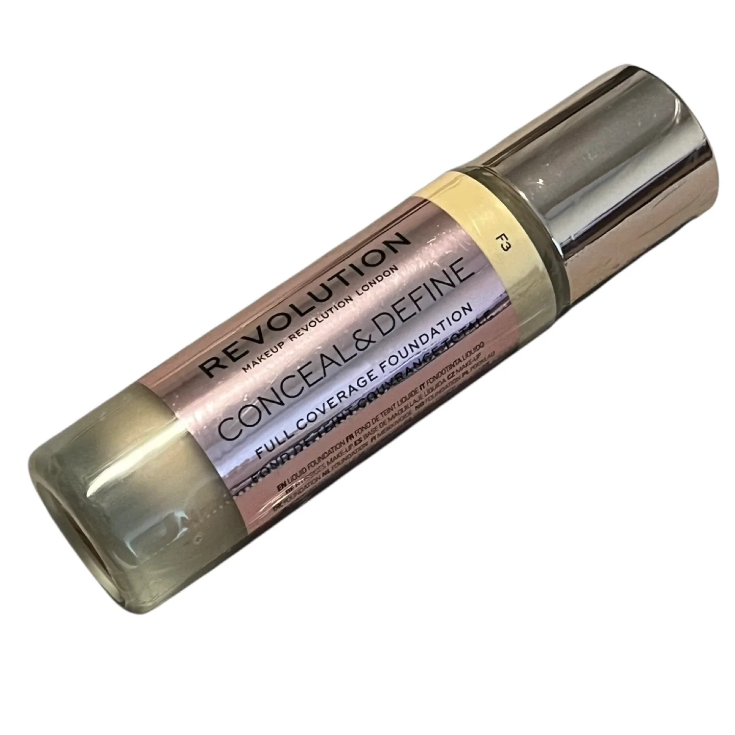 F3 Revolution Conceal & Define Liquid Foundation Light Cool