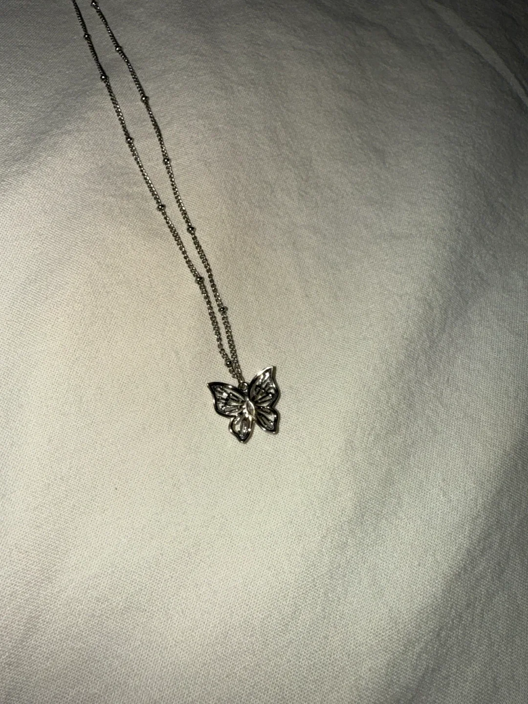 Butterfly Pendant Necklace image indicator(2)