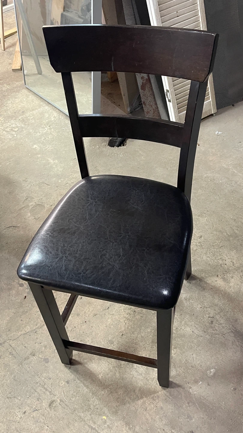 Dark Brown Wooden Dining Chair