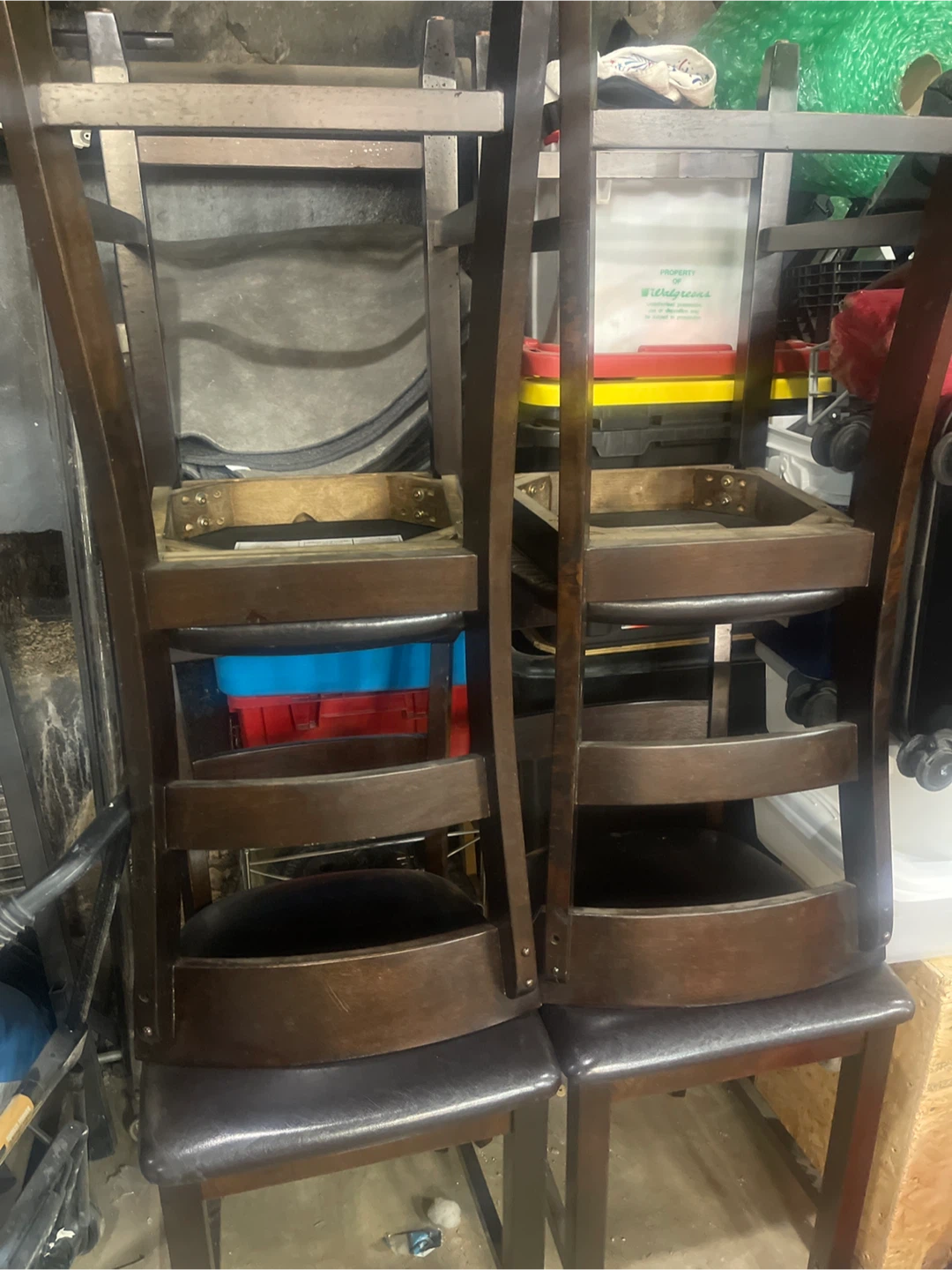 Dark Brown Wooden Dining Chair - photo 3