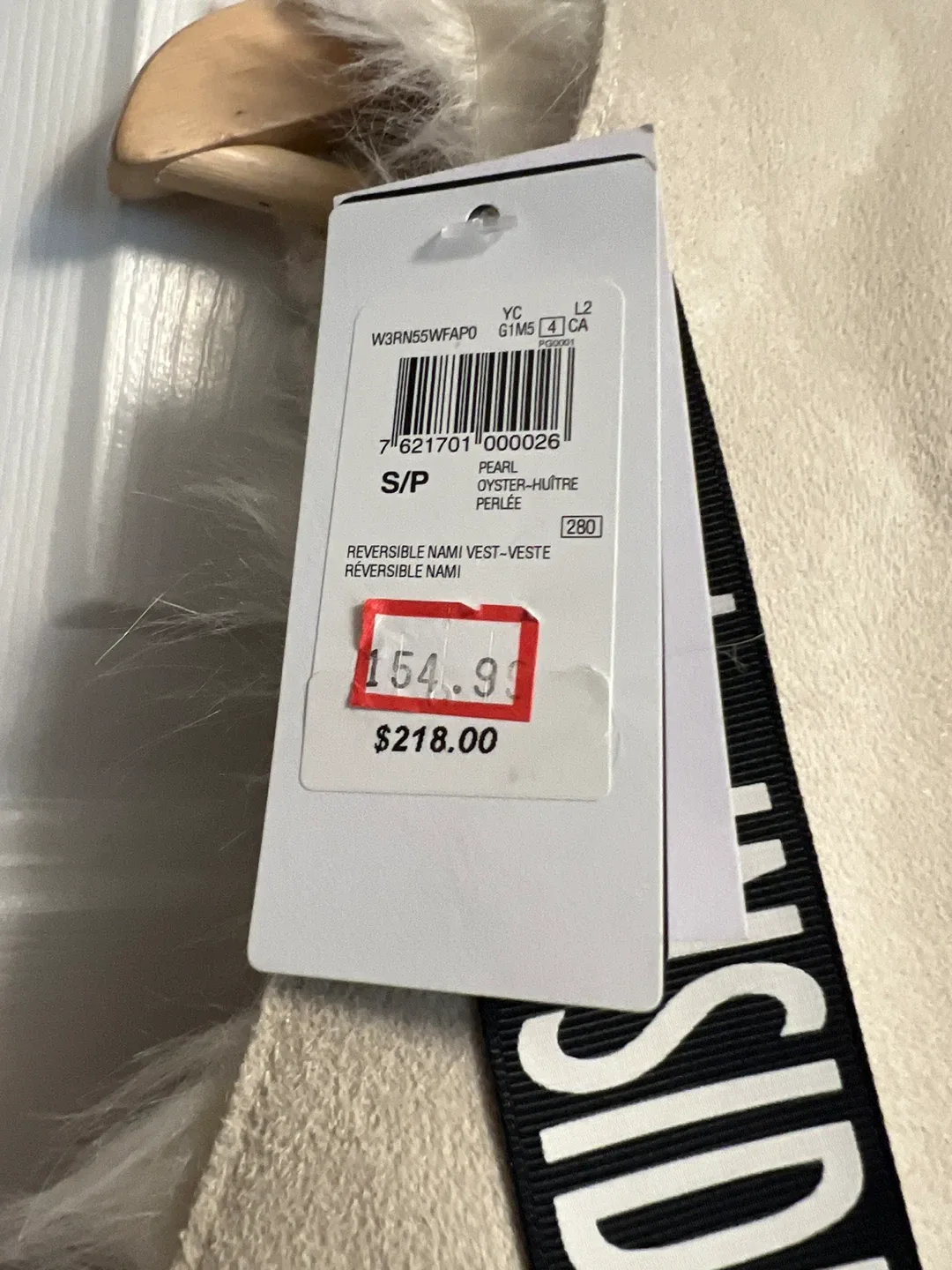 Guess Reversible Nami Vest - Size S/P image indicator(4)